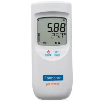 Portable pH Meter for dairy with a electrode