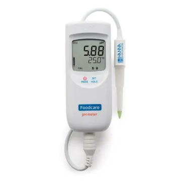 Portable pH Meter for dairy with a electrode